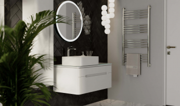 Мебель для ванной Jorno Shine 90, подвесной, белый